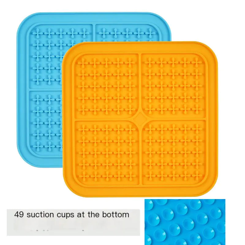 Silicone Pet Feeding Mat for Slow Eating and Licking