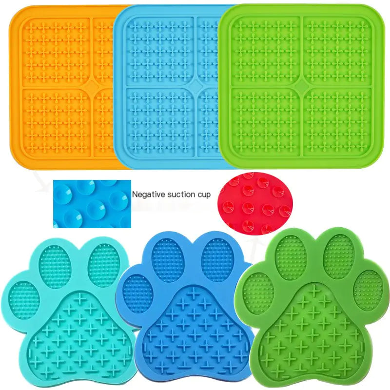 Silicone Pet Feeding Mat for Slow Eating and Licking